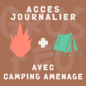 BILLET JOURNALIER AVEC CAMPING